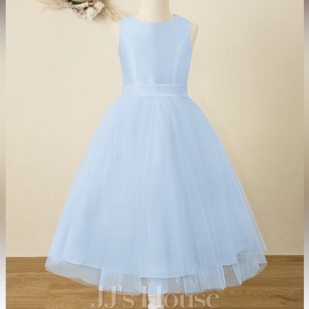 Junior Bridesmaid Dress in Sky Blue